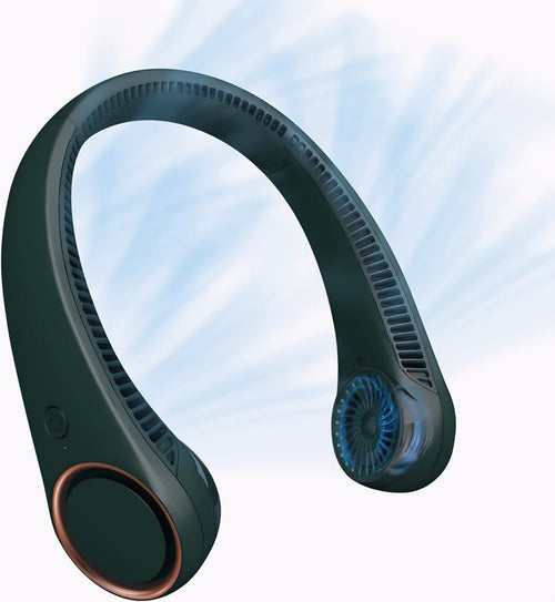 Portable Wearable Neck Fan-USB Rechargeable & Ultra-Quiet Hands-Free Cooling